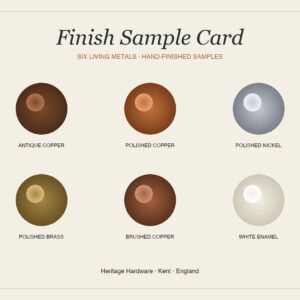 Finish Sample Card